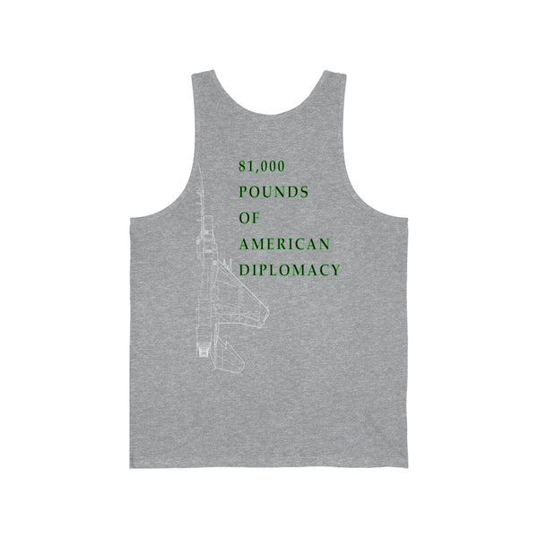 81000 Pounds of American Diplomacy Tank Tee