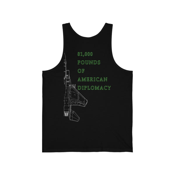 81000 Pounds of American Diplomacy Tank Tee